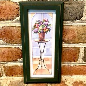 Original floral watercolor C Louis Sachs. BA-128
